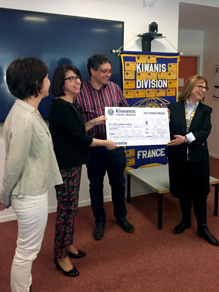 Remise de dons Kiwanis